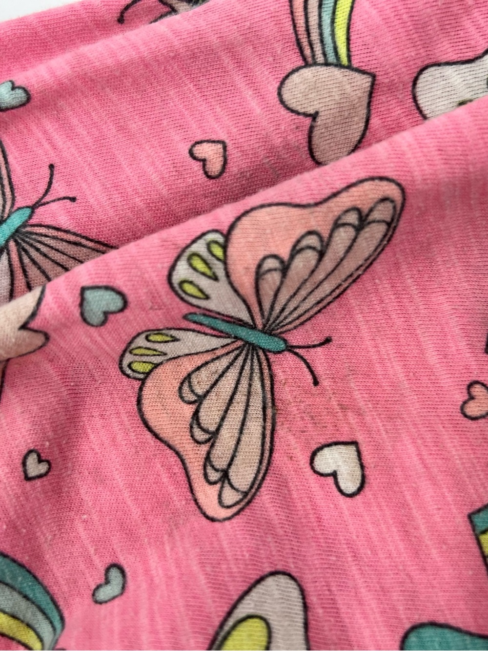 Carter’s Girls Pink Cotton Butterfly Dress 2T - Picture 2 of 5